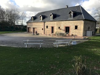 Maison briques et silex - Étainhus (76430)